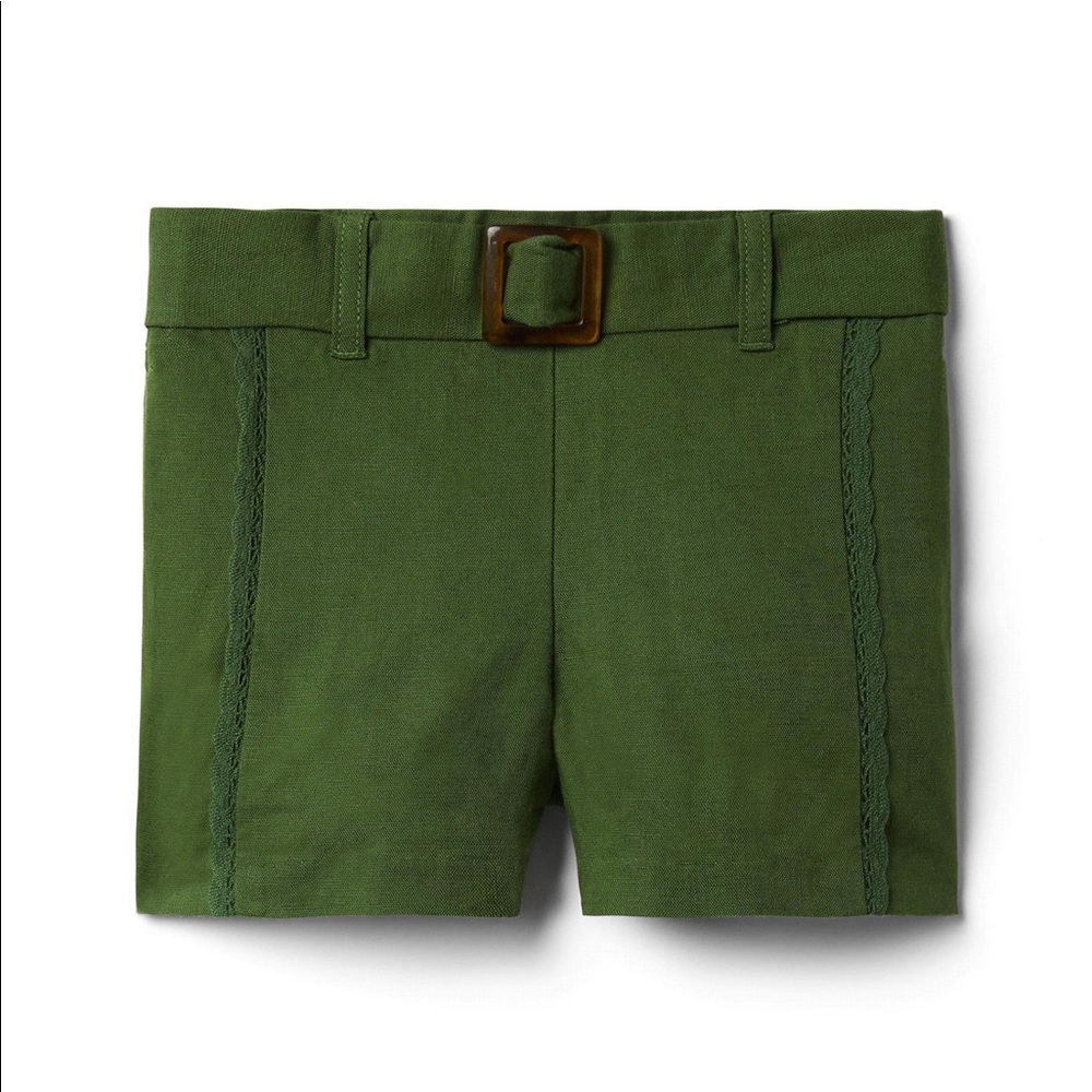 NWT Janie And Jack Buckle Shorts Size 3  Color: Creeping Ivy